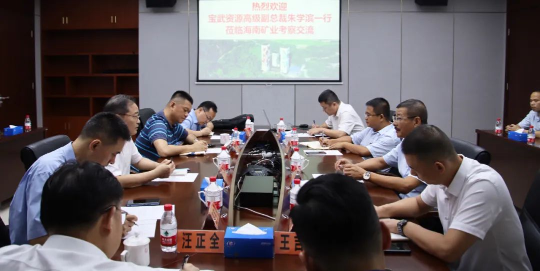 宝武资源高级副总裁朱学滨一行到访开元网页版-开元（中国）
 共商深化合作